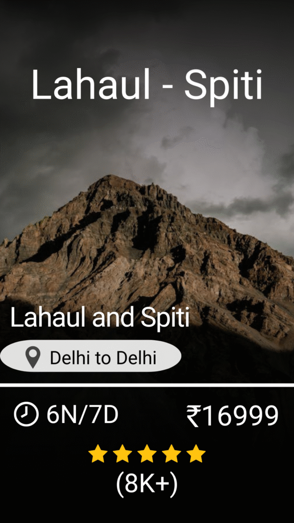 Lahaul Spiti adventure tour package with high-altitude landscapes and monasteries – Safar Destiny