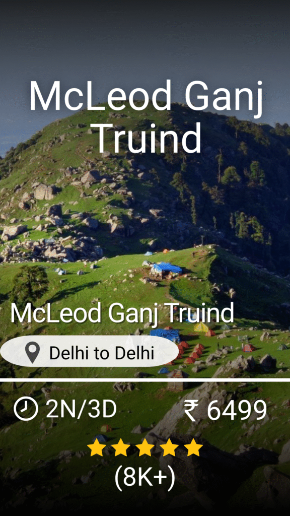 Explore McLeod Ganj and Triund trekking package with mountain views and forest trails – Safar Destiny